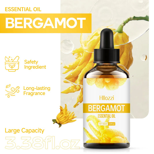 Bergamot Essential Oil – Premium Oil for Hair Care, Skin, Massage, Diffusers & More
