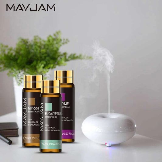10ML Aromatherapy Essential Oils – Lavender, Rose, Eucalyptus, Jasmine, Vanilla & More (Supports Dropshipping)