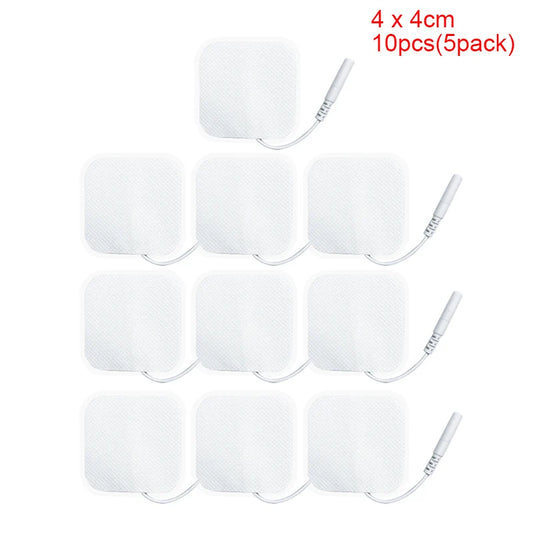 10/20PCS Self-Adhesive Electrode Pads – Replacement Gel Pads for TENS Digital Therapy Machines