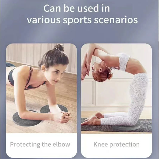 Yoga Knee Pads 2-Pack – Thick Foam Cushions for Knees, Elbows, Wrists, Hands & Head Support