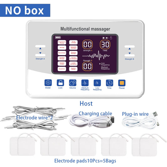 12-Modes TENS & EMS Therapy Device – Low Frequency Electronic Muscle Stimulator