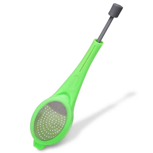 Reusable Tea Infuser with Built-in Plunger – Swirl, Steep, Stir & Press for Rich Flavor