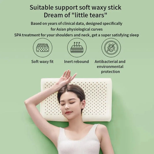 Thai Natural Latex Pillow – Cervical Memory Pillow for Adults & Home Use