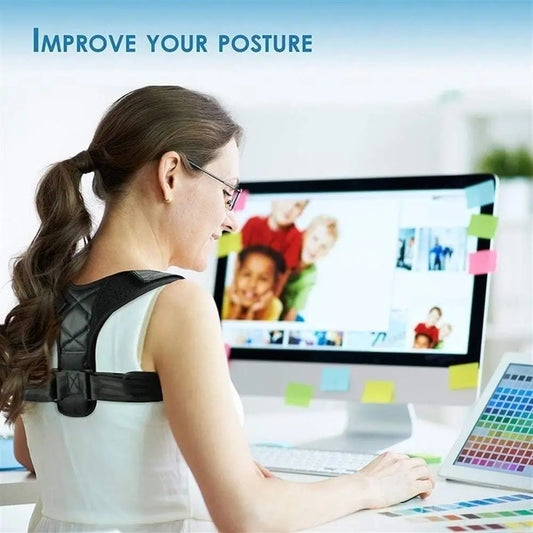 Adjustable Back & Shoulder Posture Corrector Belt