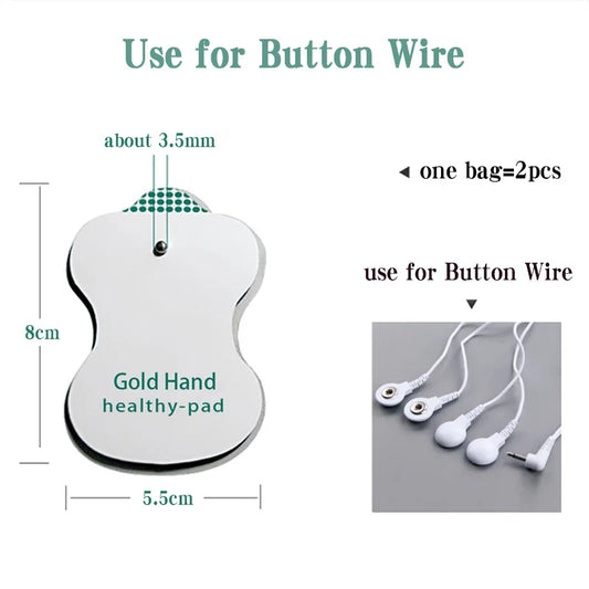 Health Care Electrode Pads – Adhesive Gel Pads for TENS & Acupuncture Therapy Massagers
