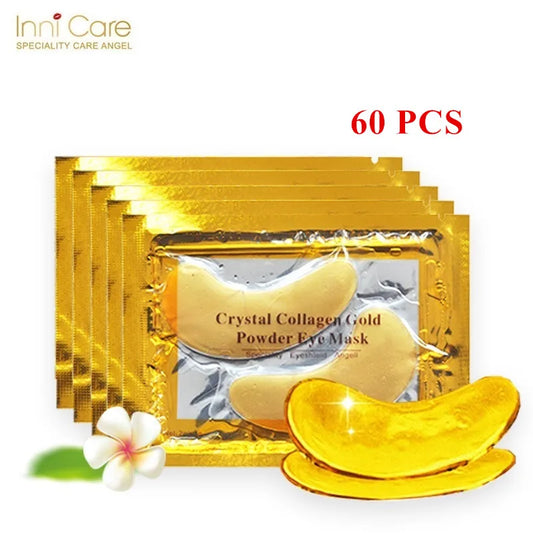 InniCare Crystal Collagen Gold Eye Mask – 50/60/80/100 Pcs