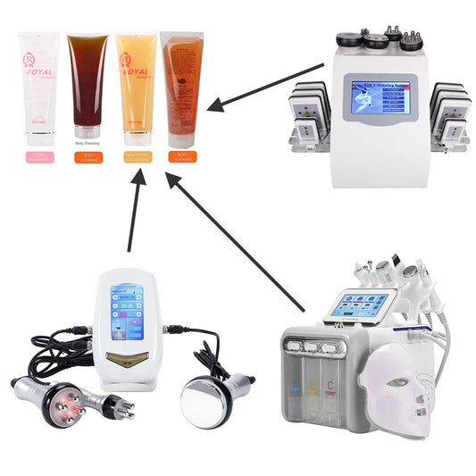 300g Beauty Machine Gel – Conductive Gel for 40K Cavitation, RF, Slimming & Ultrasonic Fat-Burning Devices
