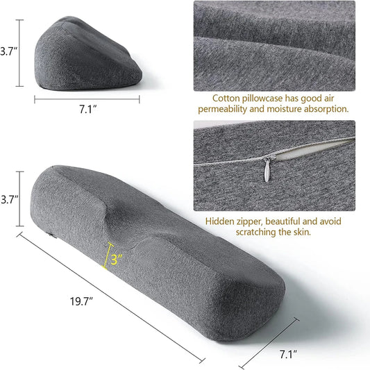 Cervical Contour Memory Foam Pillow – Orthopedic Neck Support for Side Sleepers