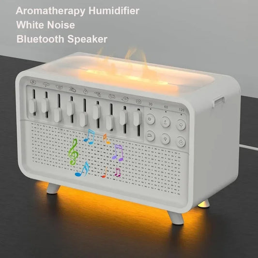 4-in-1 HiFi Bluetooth Speaker – White Noise Sleep Aid, Night Light & Humidifier