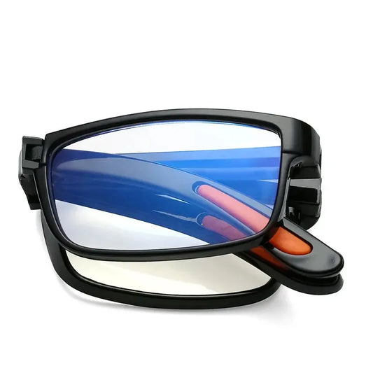 Folding Reading Glasses with Case – Anti Blue Light, Portable Pocket Eyewear for Men & Women