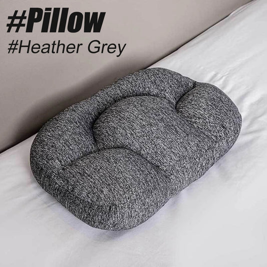All-Round Sleep Pillow – Egg Sleeper Memory Foam Orthopedic Neck Pillow with 3D Micro Airballs