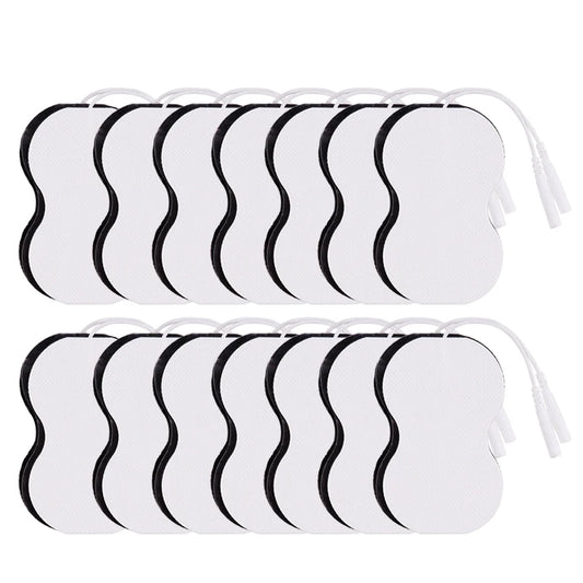 10/20pcs Silicone Gel Electrode Pads – TENS Unit Replacement Pads for Digital Therapy Machines (2mm Plug)