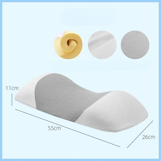 Lumbar Support Pillow for Sleeping – Memory Foam Waist & Back Support Cushion