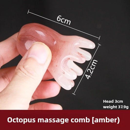 New Resin Octopus Scalp Massage Comb