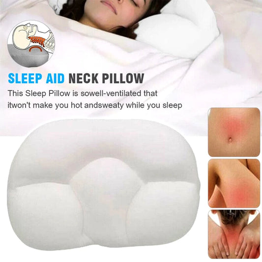 All-Round Sleep Pillow – Egg Sleeper Memory Foam Orthopedic Neck Pillow with 3D Micro Airballs