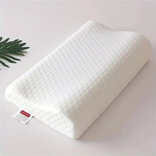 1pc Memory Foam Water Cube Pillow – Anti-Snoring Neck Support with Temperature Sensing Core
