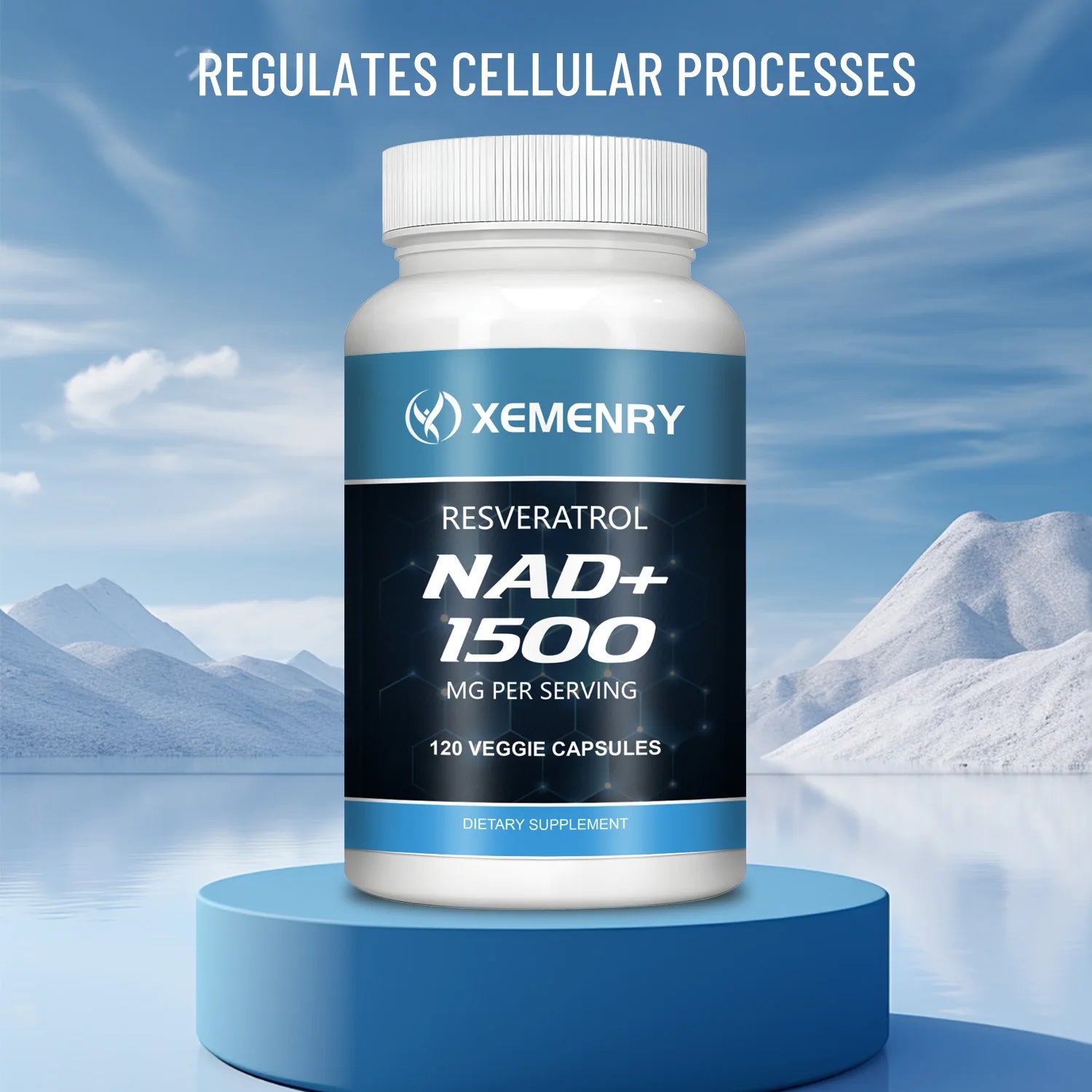 NAD+ Supplements with Resveratrol – Natural Energy, Anti-Aging & Cellular Health Support (120 Capsules - Image 4