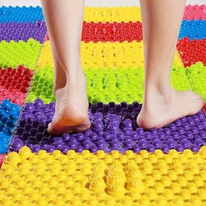 Foot Acupressure Massage Mat – Pain Relief & Reflexology Board for Home Use and Kids' Play