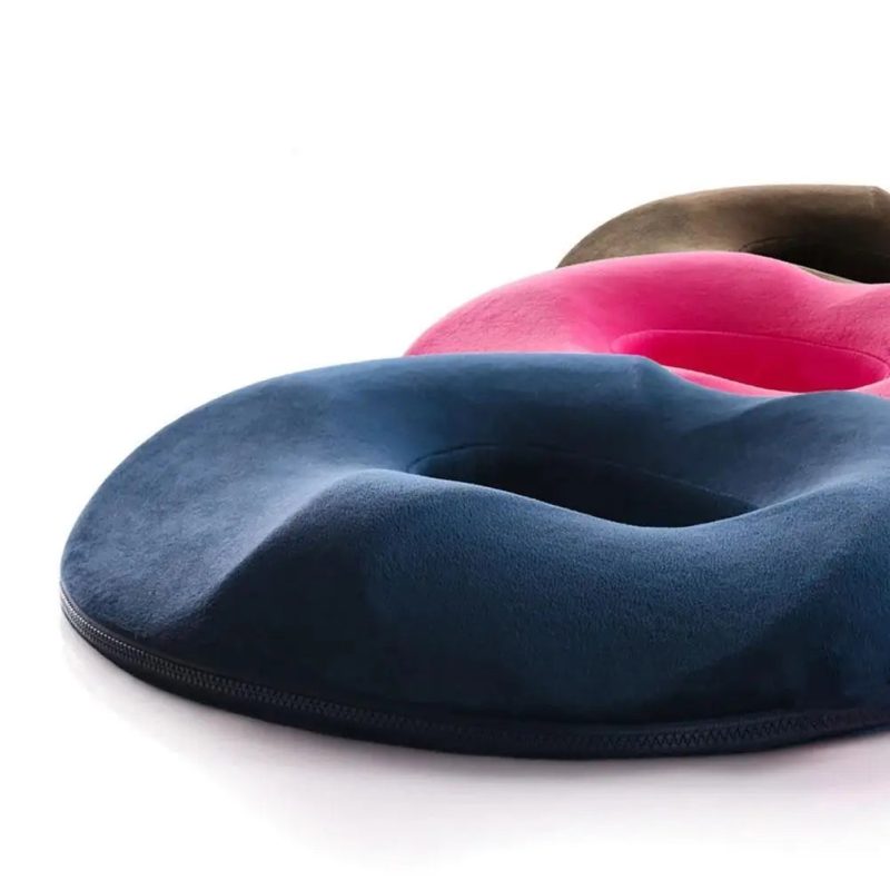 Donut Pillow Hemorrhoid Seat Cushion – Orthopedic Memory Foam for Tailbone, Coccyx & Prostate Relief - Image 6