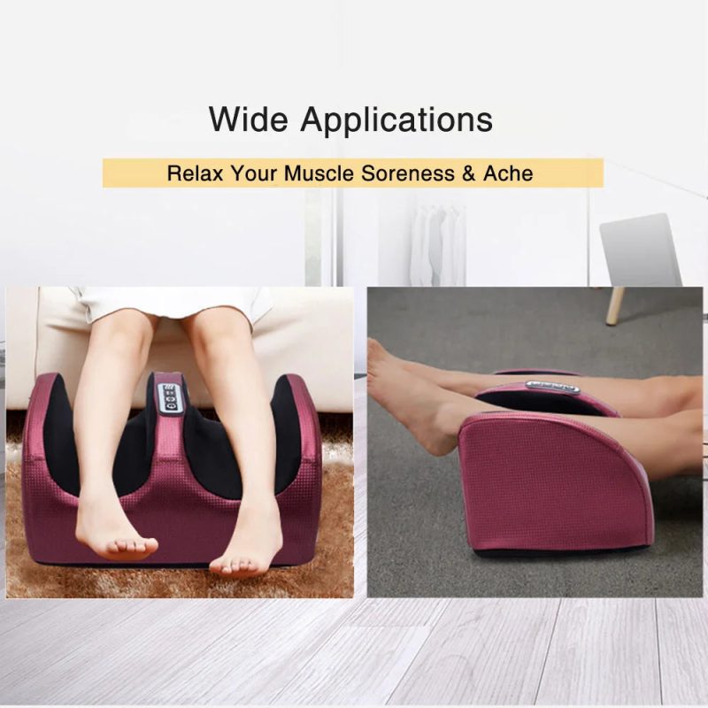 Electric Foot Massager – Heating Therapy Shiatsu Kneading Roller for Muscle Relaxation & Pain Relief - Image 4