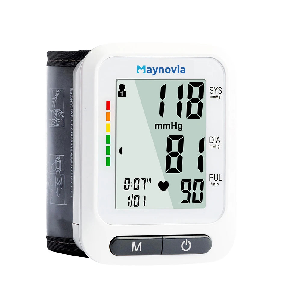 Sejoy Sphygmomanometer – LCD Portable Digital Wrist Blood Pressure Monitor - Image 9