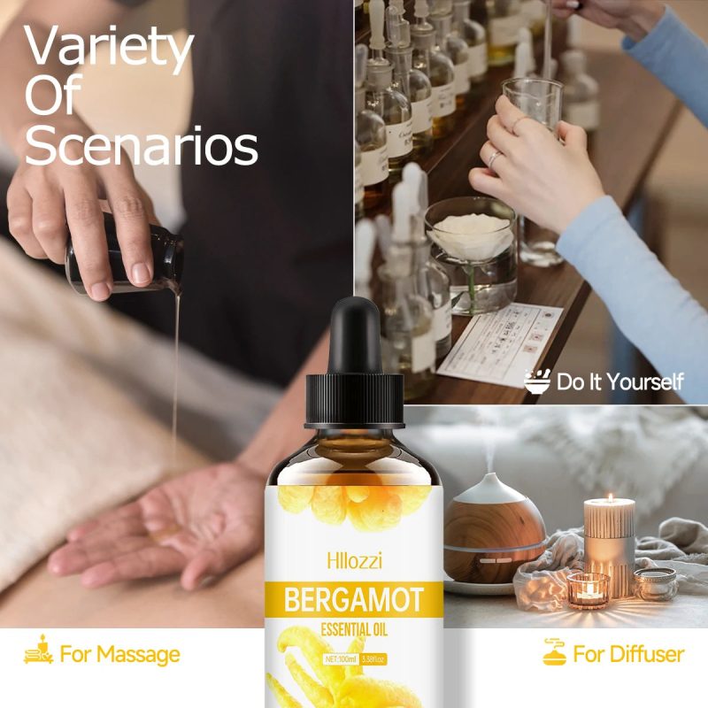 Bergamot Essential Oil – Premium Oil for Hair Care, Skin, Massage, Diffusers & More - Image 5