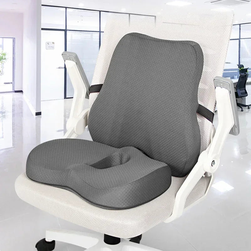 Orthopedic Memory Foam Cushion Set – Full Support for Coccyx, Lumbar & Hips - Image 2