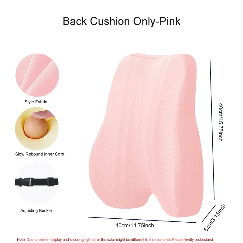 Orthopedic Memory Foam Cushion Set – Full Support for Coccyx, Lumbar & Hips - Image 14