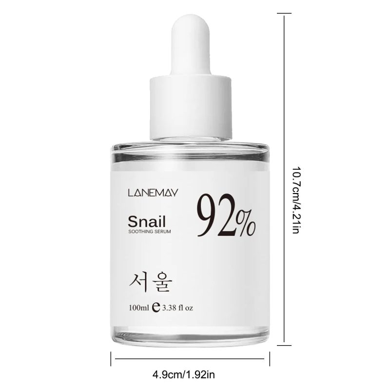 100ml 92% Snail Soothing Facial Essence – Multi-in-One Hydrating & Moisturizing Face Serum - Image 6