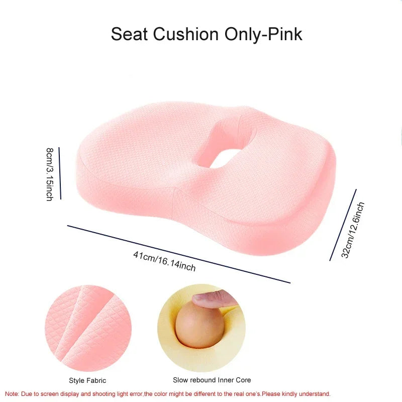 Orthopedic Memory Foam Cushion Set – Full Support for Coccyx, Lumbar & Hips - Image 8
