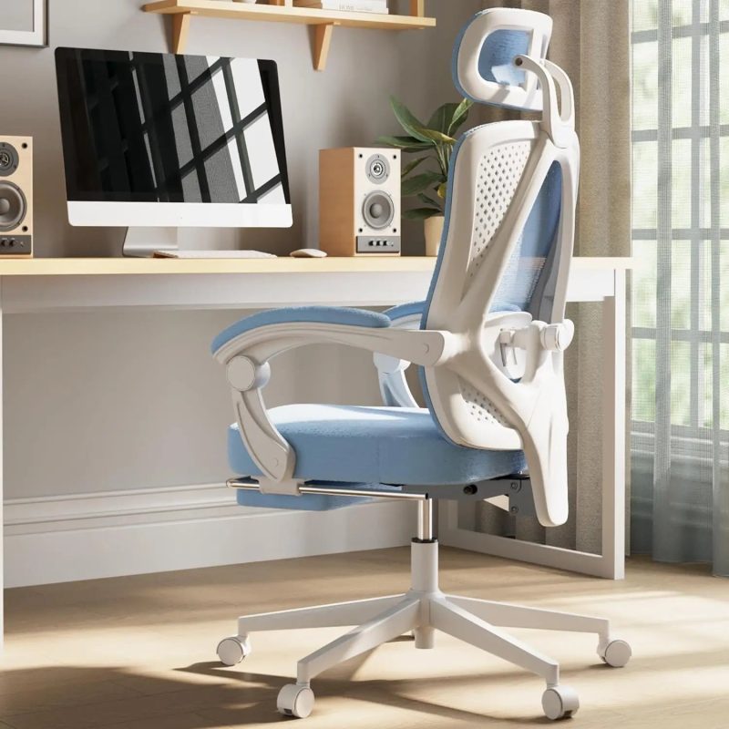 Dowinx Ergonomic Mesh Office Chair – Pocket Spring Seat with Adjustable Lumbar & Headrest - Image 7