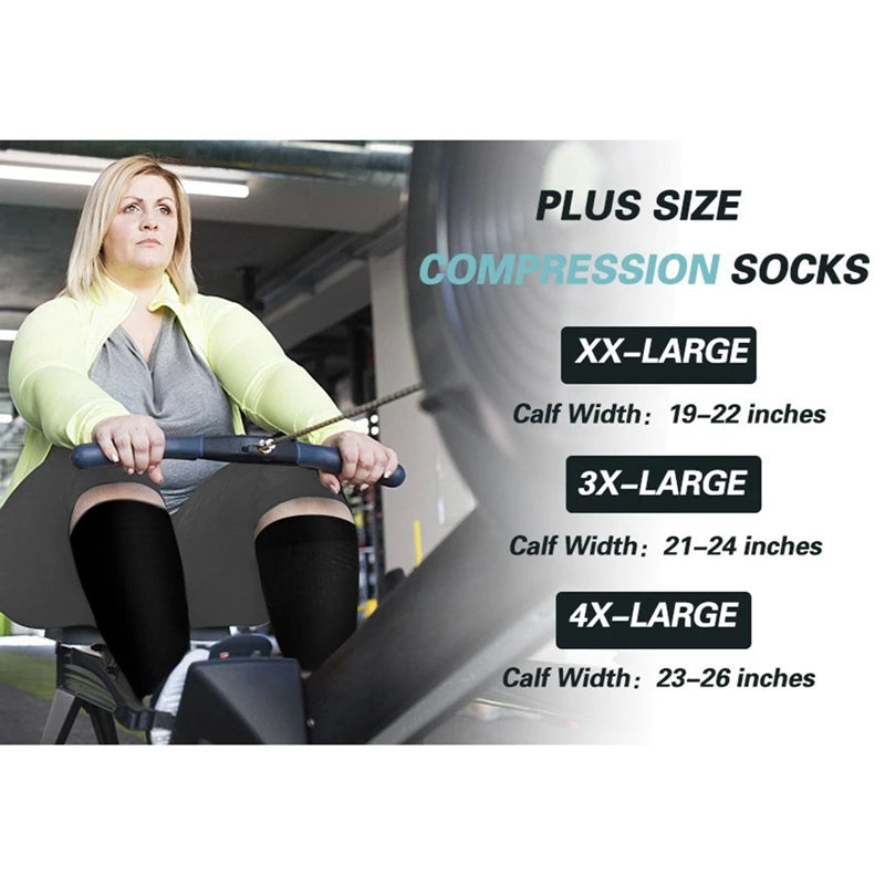 Unisex Compression Socks – Knee-High Support for Varicose Veins, Sports, Travel & Pain Relief - Image 6