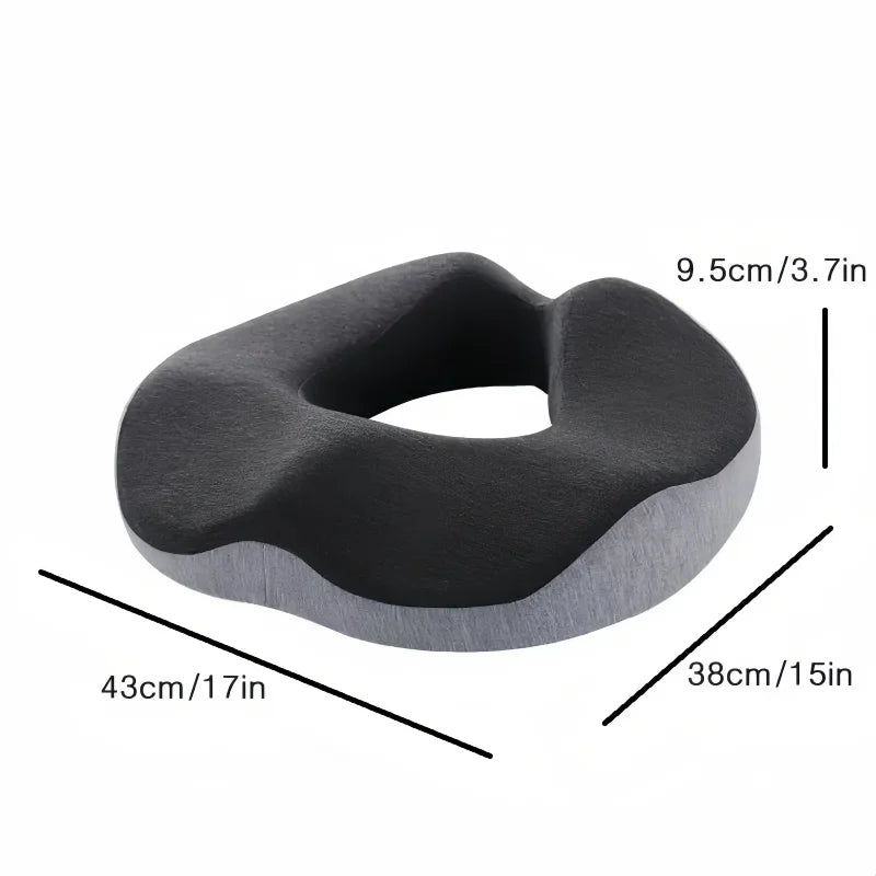 Portable Memory Foam Seat Cushion – Post-Hemorrhoid & Pain Relief Travel Pad - Image 6