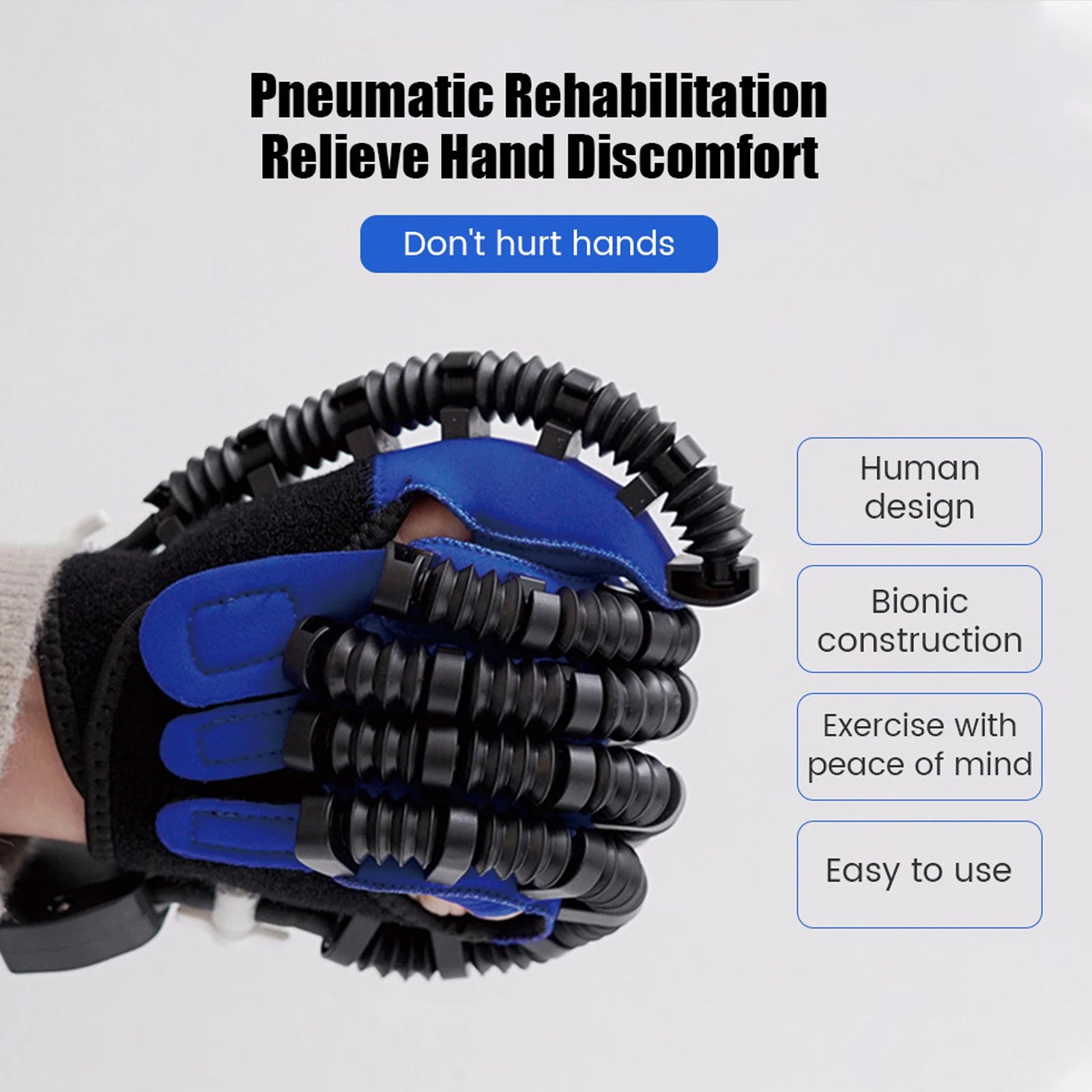 Rehabilitation Robot Glove – Hand Therapy Device for Finger Training & Stroke Recovery - Image 3