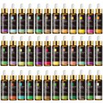 10ML Aromatherapy Essential Oils – Lavender, Rose, Eucalyptus, Jasmine, Vanilla & More (Supports Dropshipping)