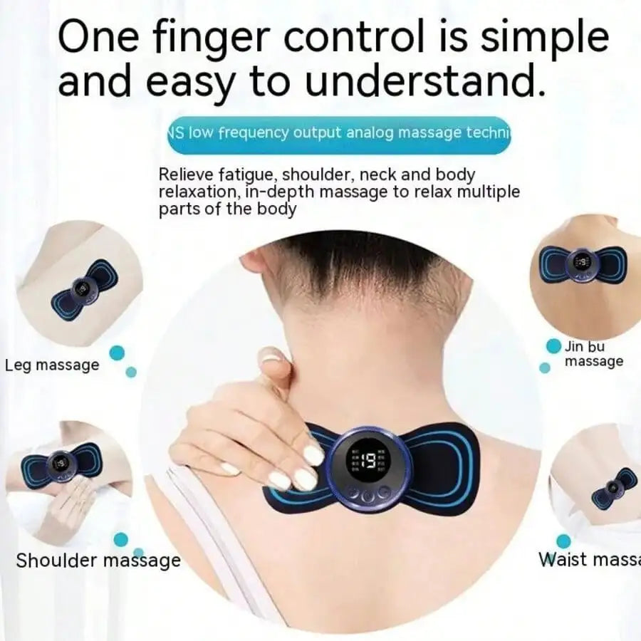 EMS Neck Massager – Mini Neck & Back Patch Stimulator - Image 3