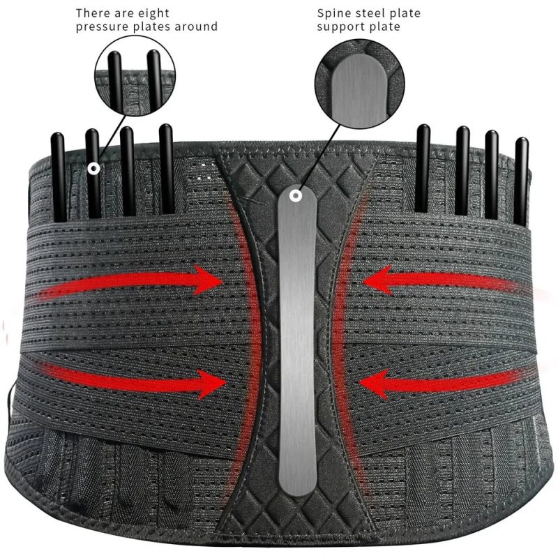 GOUNOD Double Full Back Lumbar Support Belt – Orthopedic Waist Corset for Spine Decompression & Back Pain Relief - Image 3