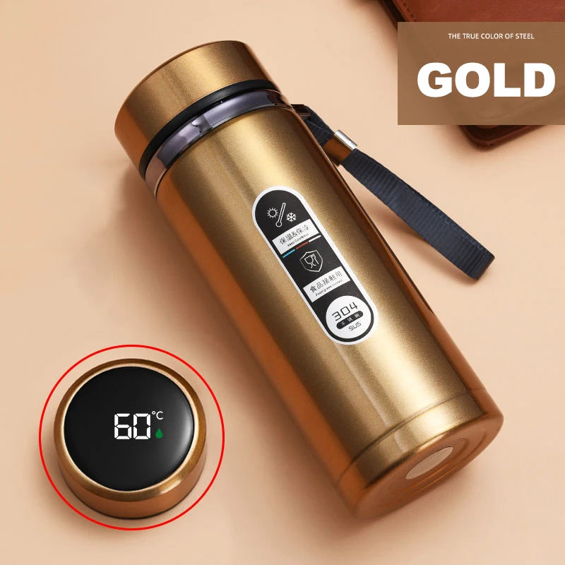 Stainless Steel Thermos Bottle with LED Temperature Display – 500ml–1L Vacuum Flask - Image 12