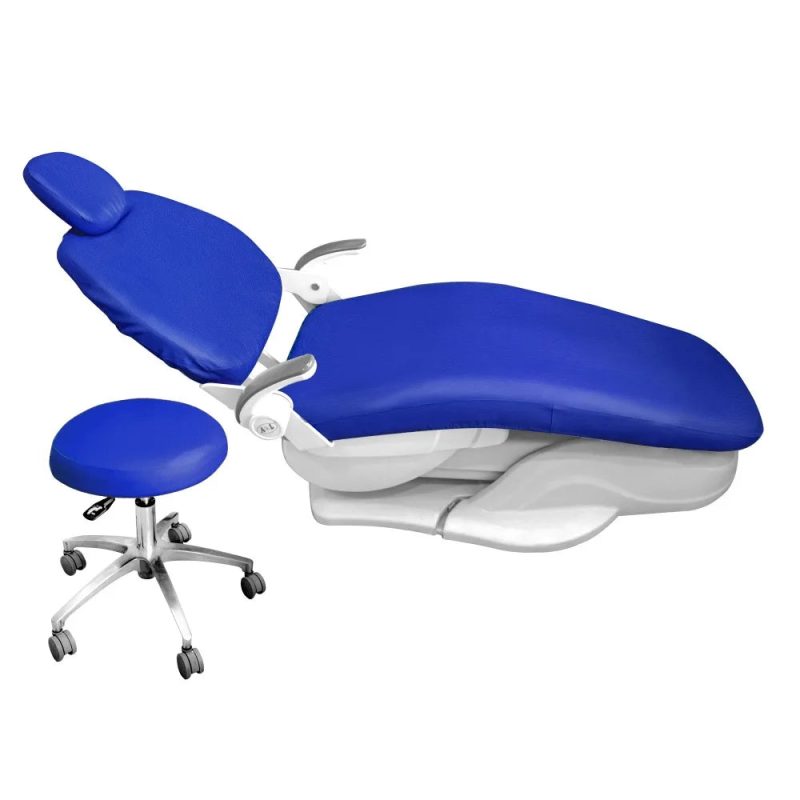 4-Piece PU Leather Dental Chair Cover Set – Waterproof & Elastic Protective Kit - Image 11