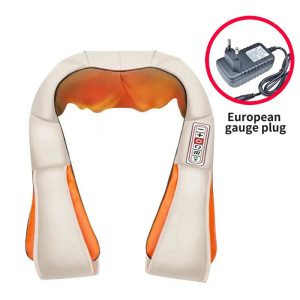 3D Shiatsu Massage Pillow with Heat – Neck, Shoulder & Back Massager for Home & Office