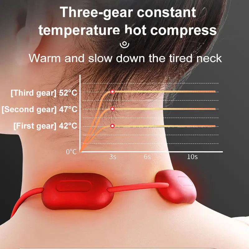 Mini Smart Hanging Neck & Shoulder Massager – Portable Hot Compress Cervical Spine Relaxation Device - Image 5