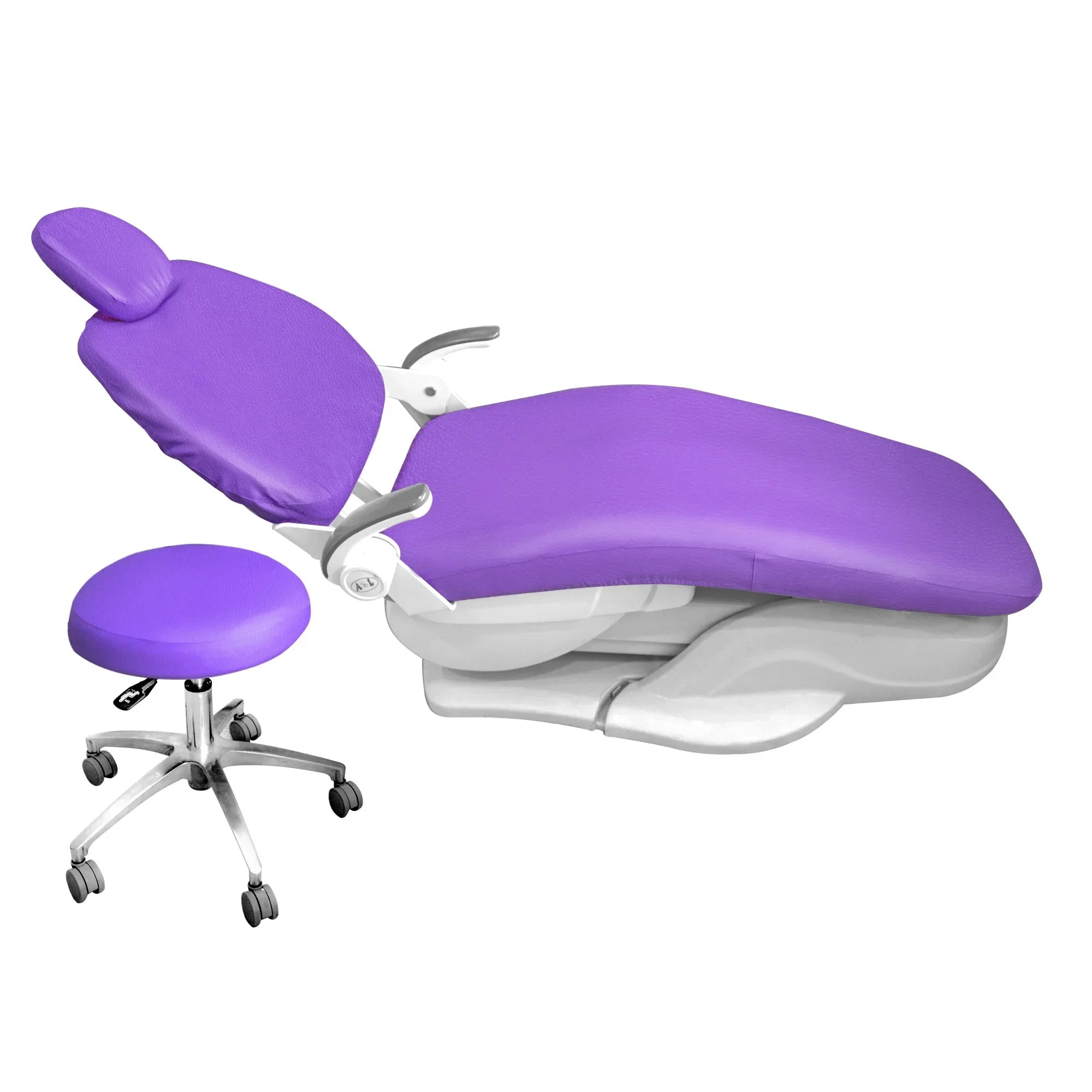 PU Leather Dental Chair Cover Set – Waterproof & Elastic Protective Kit (4pcs) - Image 12