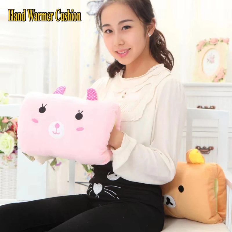 Creative Hand Warming Pillow – Plush Nap Cushion & Travel Essential for Kids