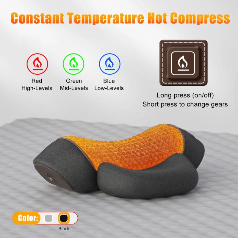Electric Neck Massager Pillow – Cervical Support with Heat & Vibration Therapy - Image 9