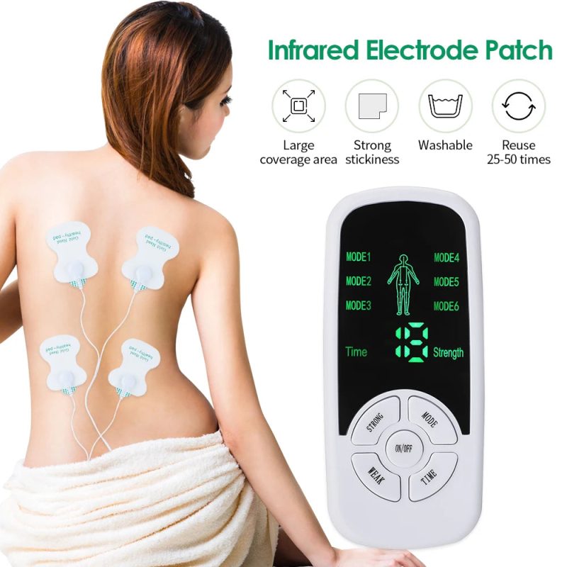 EMS Pulse Electric Muscle Stimulator – Digital TENS Physiotherapy Massager - Image 4
