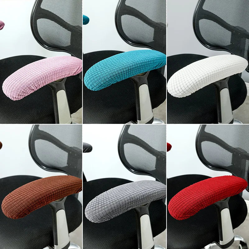 Office Chair Armrest Covers – Removable & Waterproof Fabric (1 Pair) - Image 4
