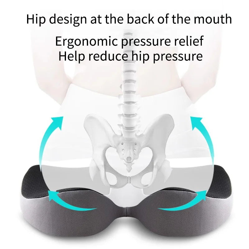 Orthopedic Memory Foam Prostate Cushion – Non-Slip Seat for Tailbone, Sciatica & Back Pain Relief - Image 4
