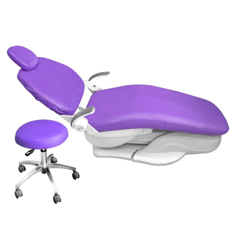 4-Piece PU Leather Dental Chair Cover Set – Waterproof & Elastic Protective Kit - Image 13