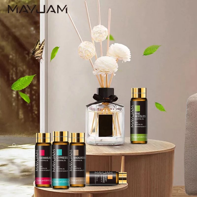 10ML Aromatherapy Essential Oils – Lavender, Rose, Eucalyptus, Jasmine, Vanilla & More (Supports Dropshipping) - Image 5