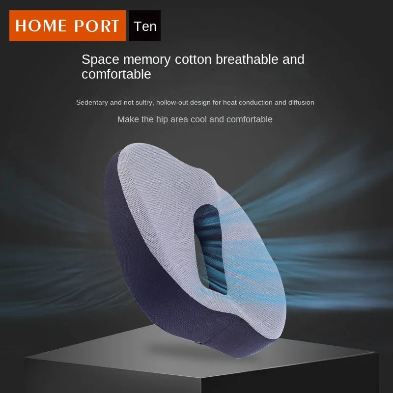 Orthopedic Memory Foam Cushion Set – Coccyx & Lumbar Support - Image 2